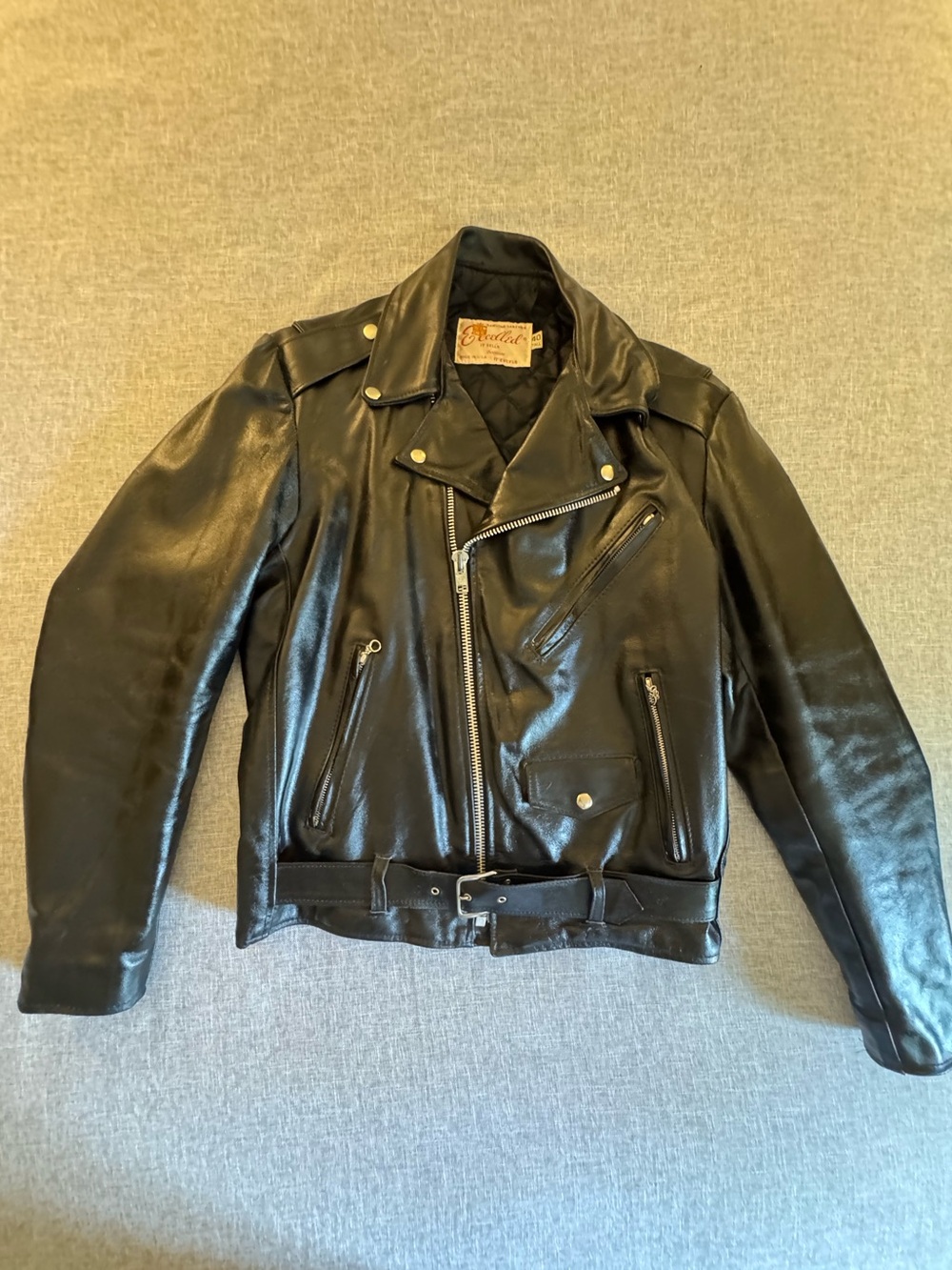 Vintage Excelled Leather Motorcycle Jacket - Picture 3 of 16